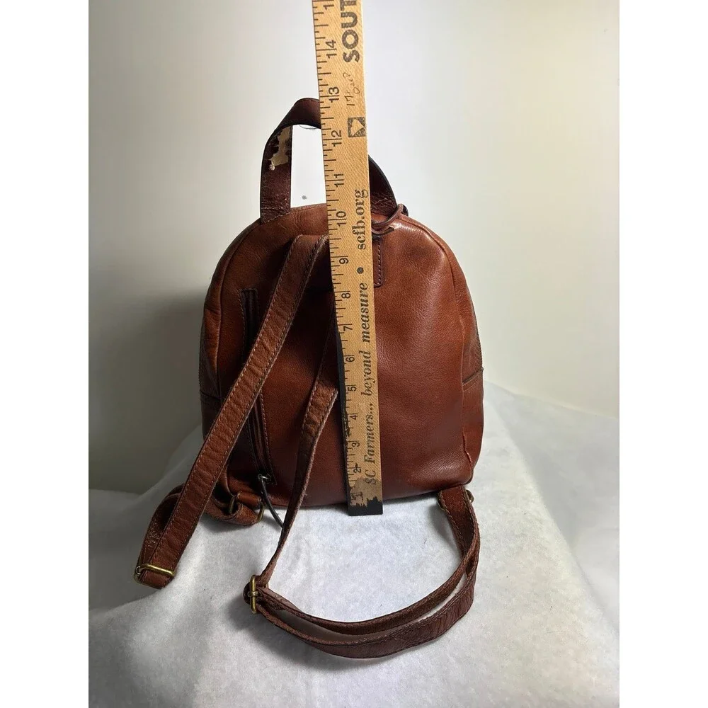 Fossil Backpack purse genuine cowhide leather